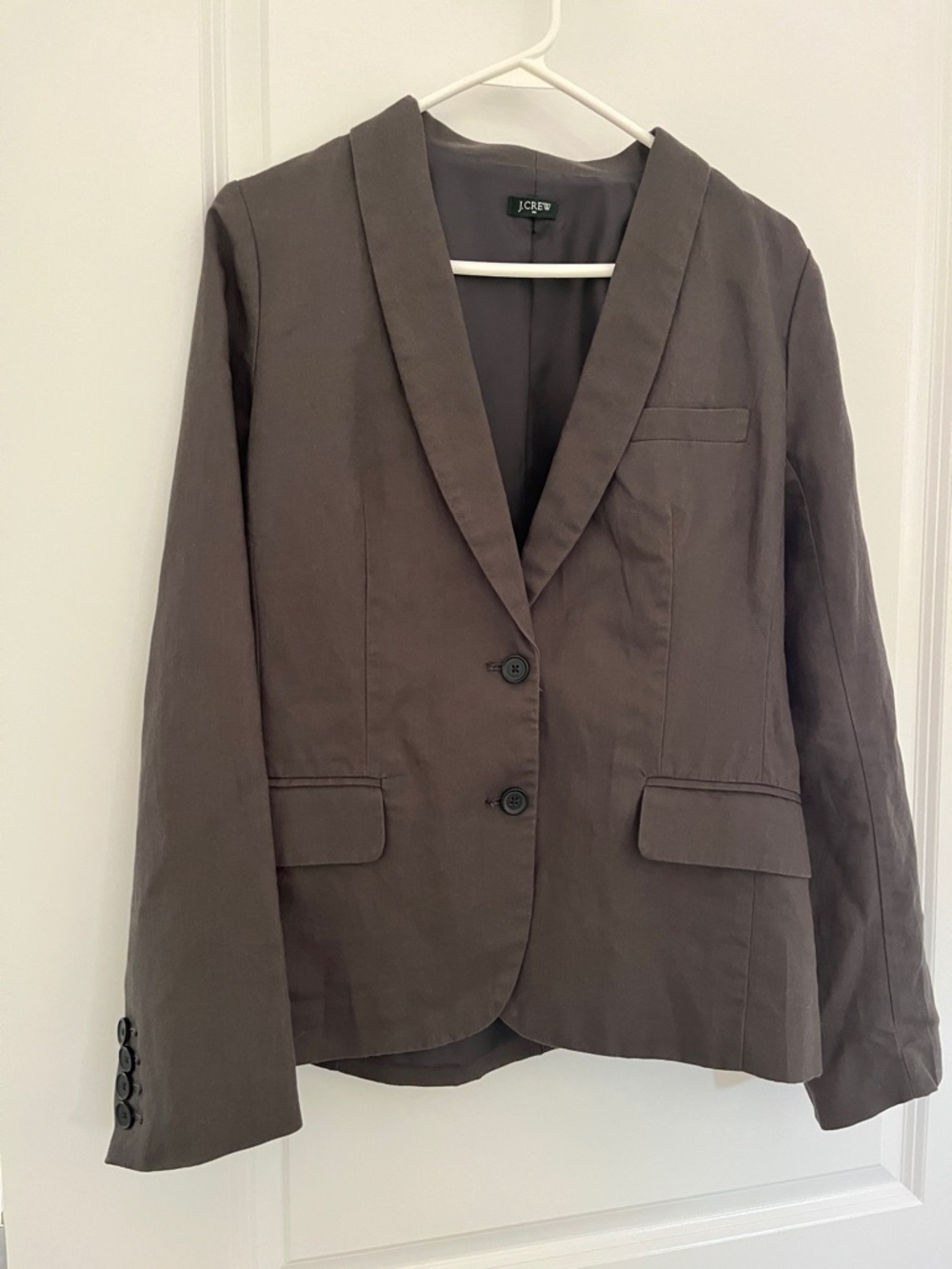 J. Crew Women’s Classic Gray Linen Blazer